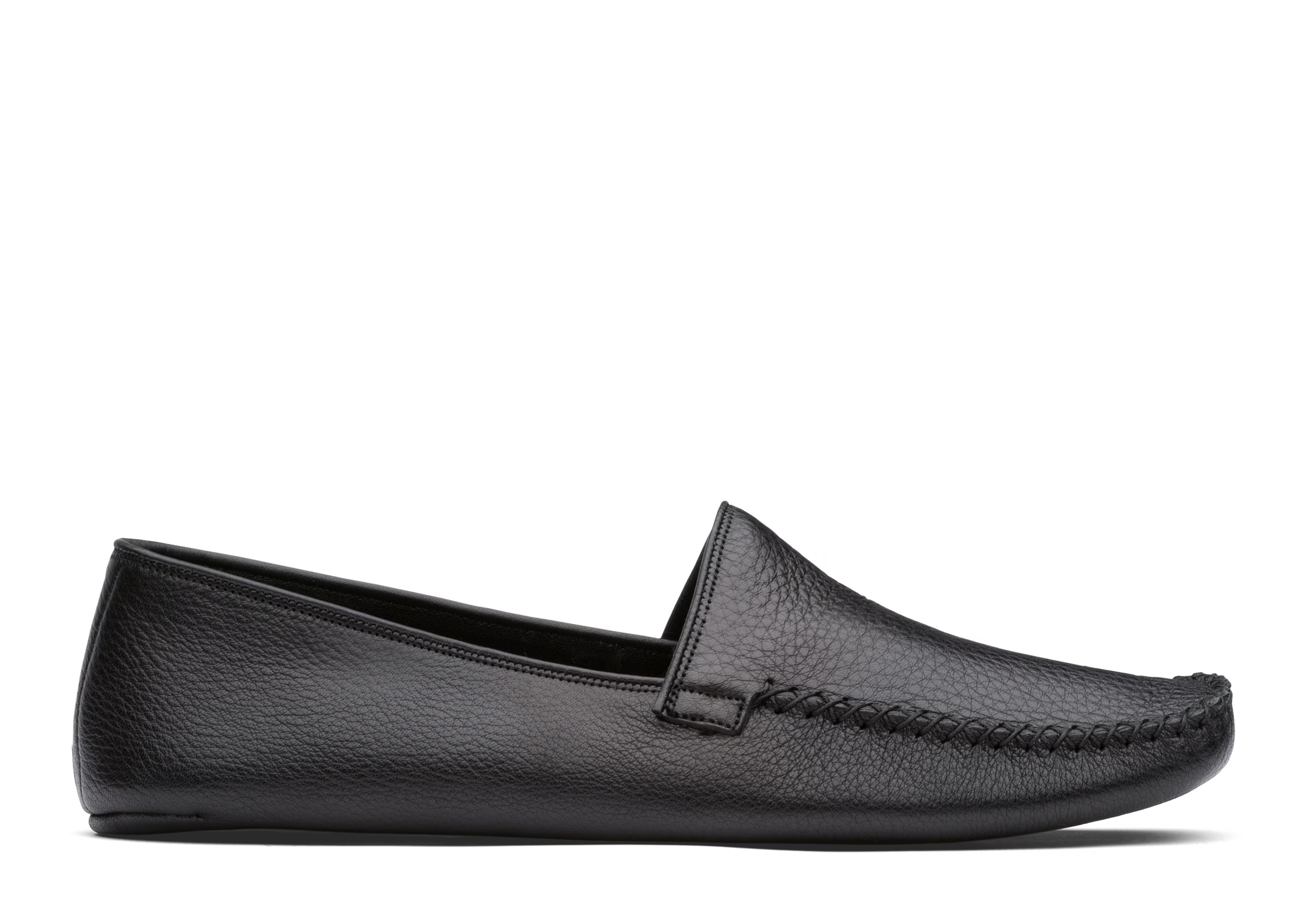 Limos 4 f 64 Daino Leather Grecian Slipper Black | Church's Footwear UK