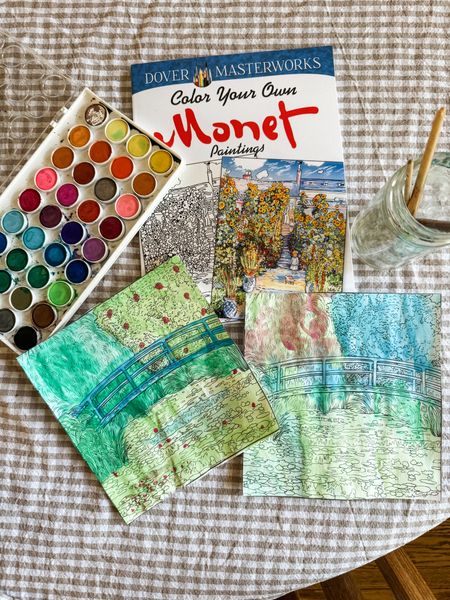 We've been studying Monet this term in our homeschool, and have been loving it!! I just made copies of some pages from our coloring book (linked below) for the kids to watercolor, and it was such a fun addition to our study! We also read the book I linked below- so fun!! See if your library has it! :) 

Free artist prints: https://ahumbleplace.com/picture-study-resources/#monet
Artist study info: https://www.amblesideonline.org/artists

#homeschool #homeschoolresources #artiststudy 

#LTKHome #LTKKids #LTKFindsUnder50