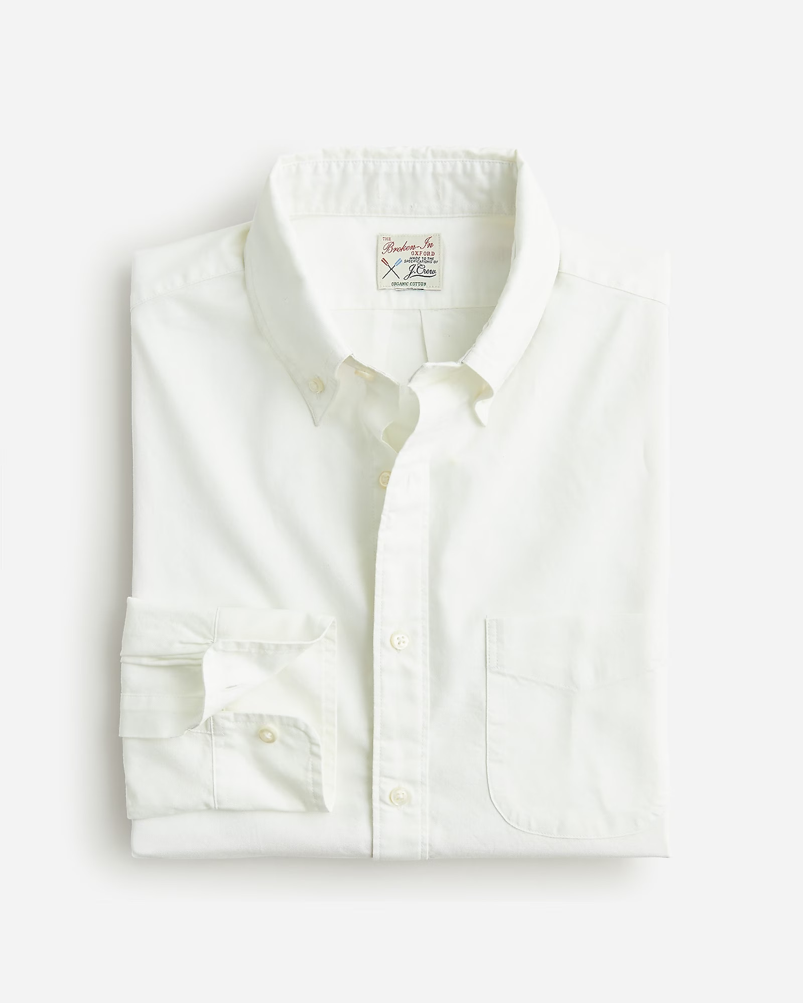 Broken-in organic cotton oxford shirt | J. Crew US