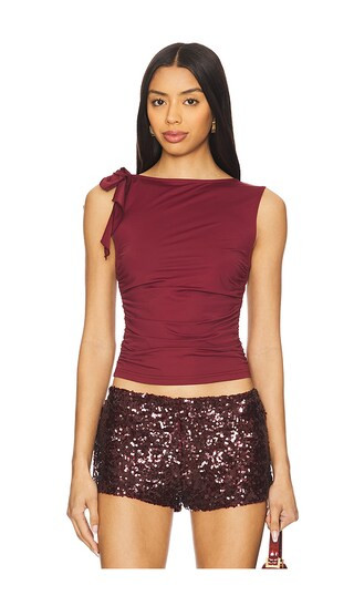 Rendezvous Top in Burgundy | Revolve Clothing (Global)