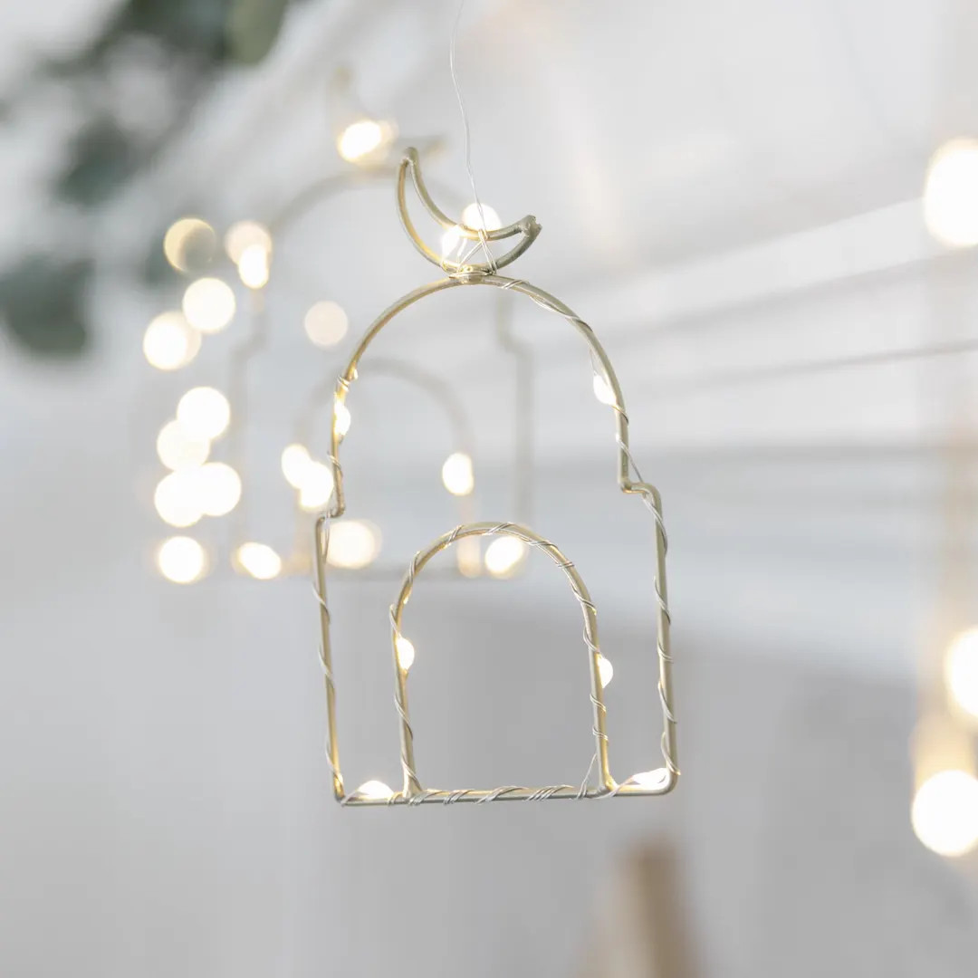 Masjid Silhouette String Lights - Etsy | Etsy (US)