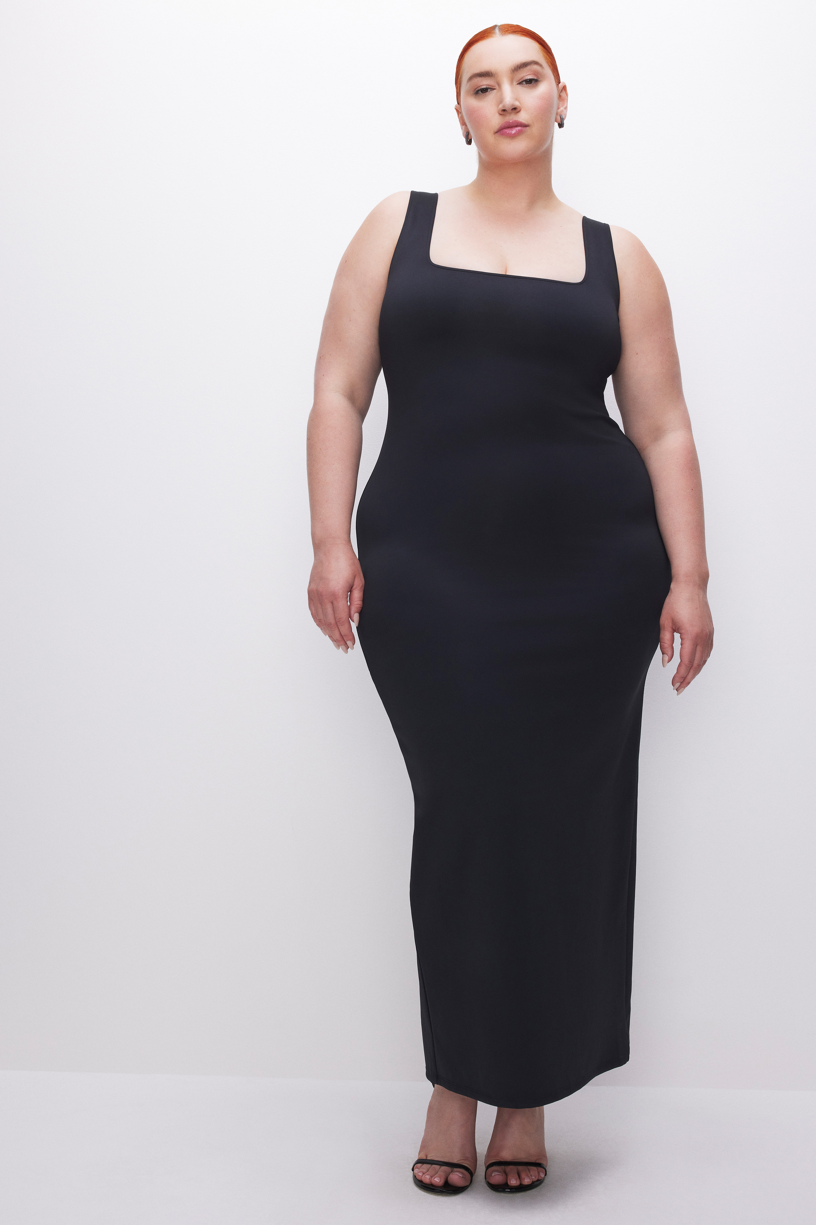 SCUBA MODERN TANK MAXI DRESS | Good American