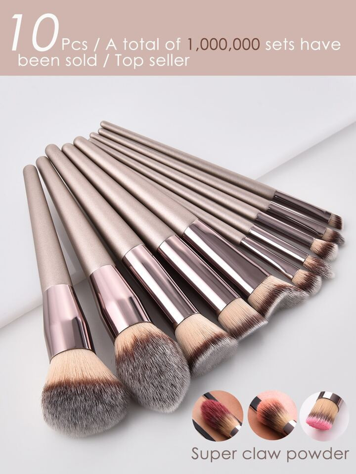 10pcs Makeup Brush Set | SHEIN