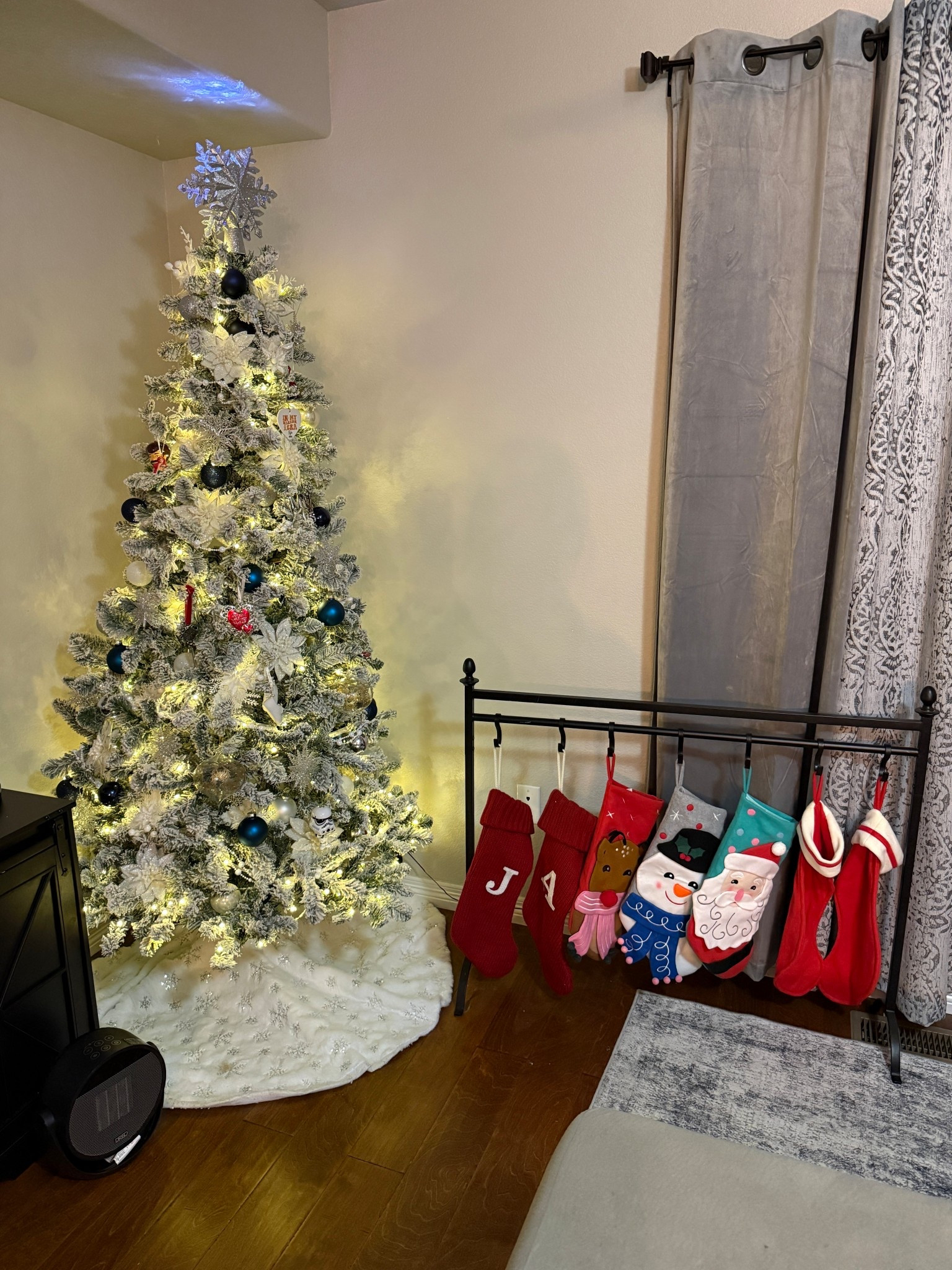 I’ve had this stocking holder for three years now and I love it! So sturdy and perfect because we don’t have a fireplace 😆 comes with 7 S hooks to hang the stockings 🫶🏼

#LTKHoliday #LTKFindsUnder50 #LTKSeasonal