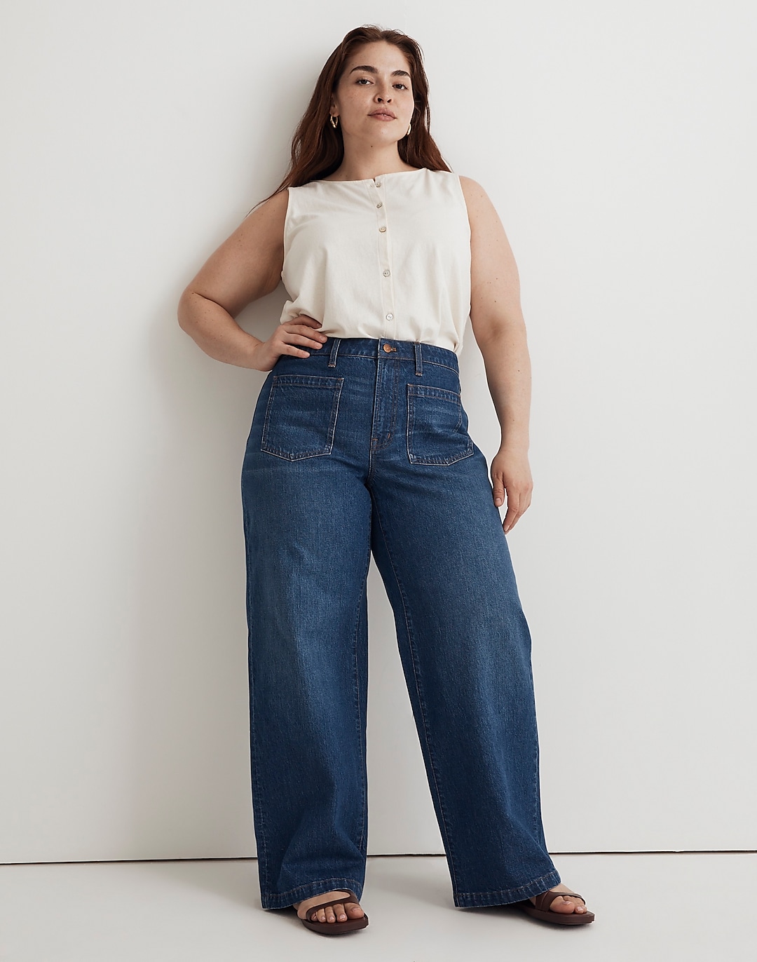 The Plus Perfect Vintage Wide-Leg Jean | Madewell