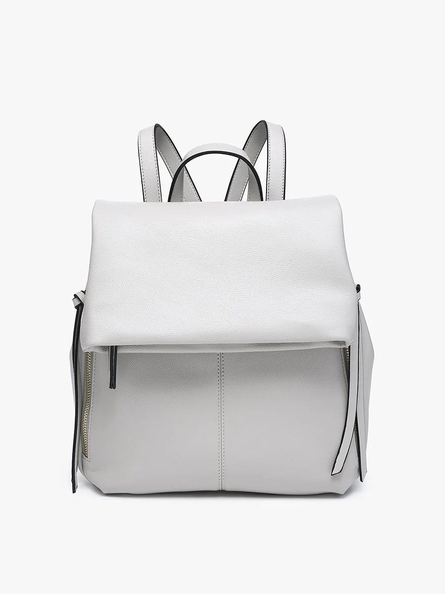 Adley Vegan Foldover Backpack | Jen & Co. | Jen & Co.