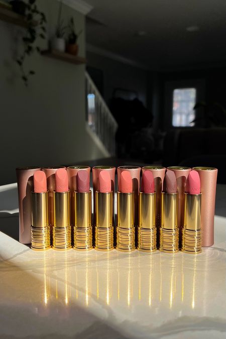 New Lancôme L'Absolu Rouge Intimatte Buildable Soft Matte Lipstick in shades 210, 215, 460, 300, 340, 440, 450, & 320

#LTKbeauty