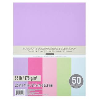 Soda Pop 8.5" x 11" Cardstock Paper by Recollections™, 50 Sheets | Michaels Stores