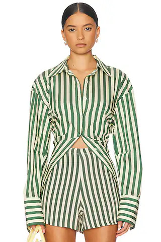 Loch Poplin Button Up Top | FWRD 