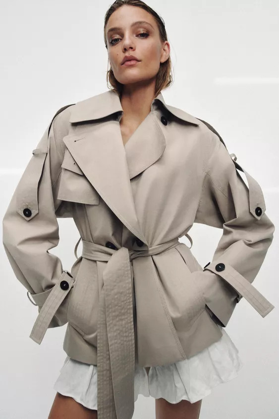 OVERSIZE WATER-REPELLENT TRENCH COAT ZW COLLECTION | Zara UK