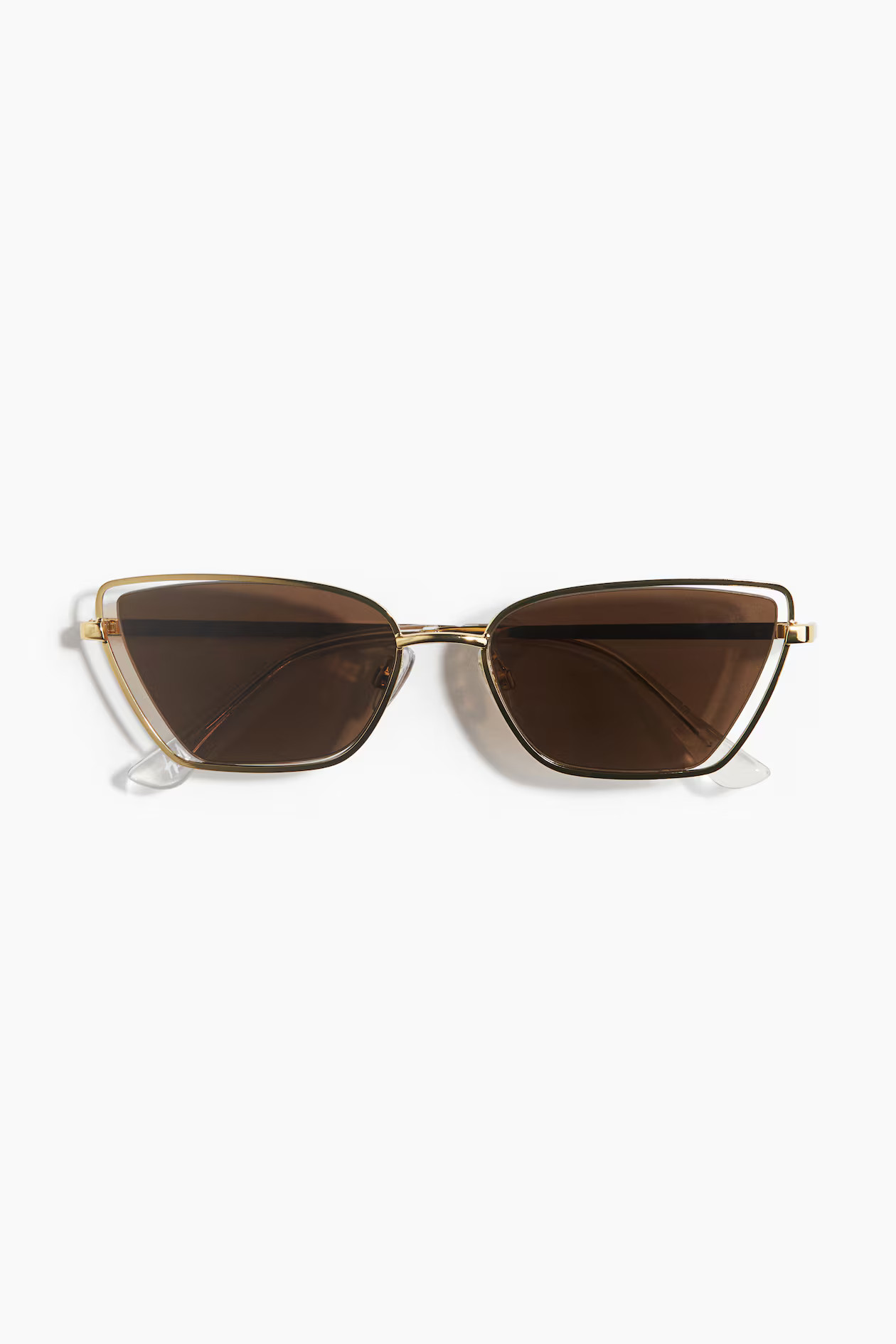 Cat-eye sunglasses - Gold-coloured - Ladies | H&M GB | H&M (UK, MY, IN, SG, PH, TW, HK)