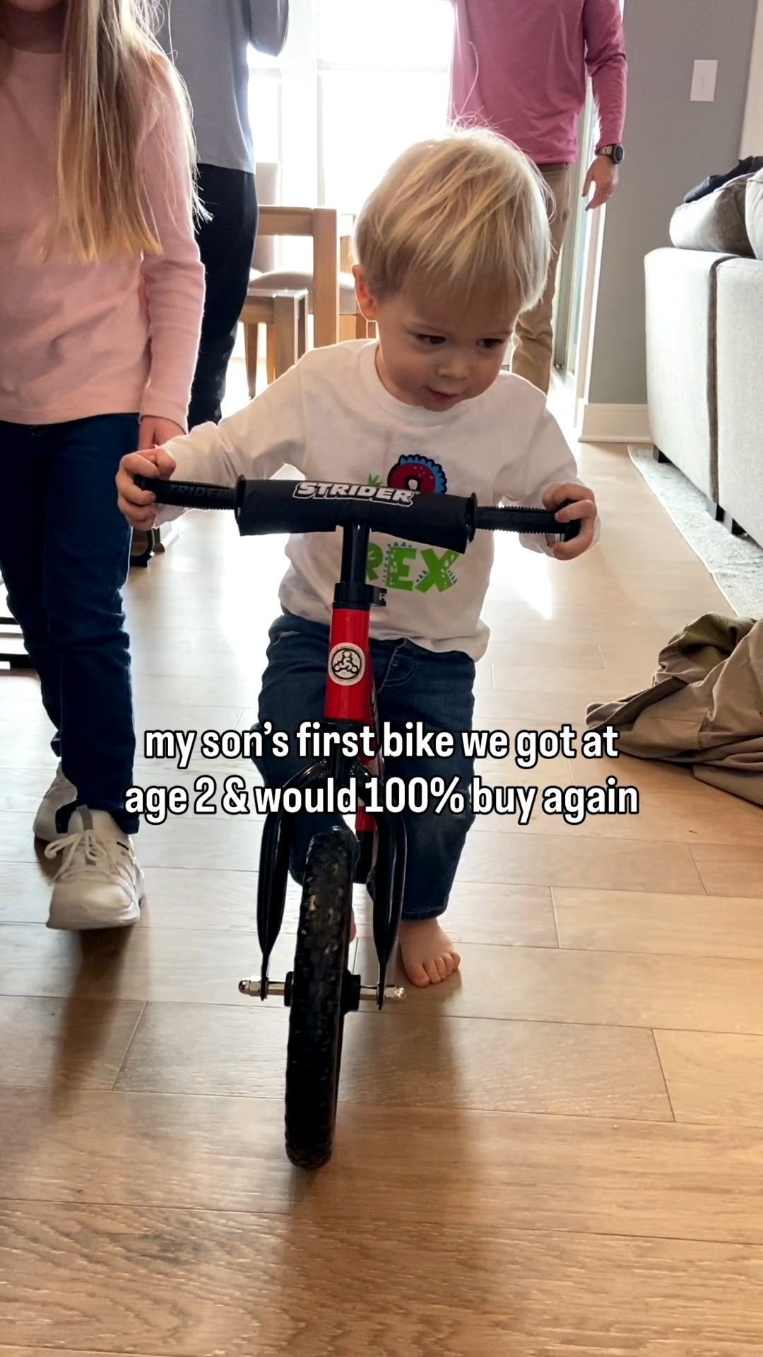 The strider bike is absolutely worth the hype! Best gift we ever got Rhett. Soooooo many hours of fun and use! Got it at age 2- used it til 4/4.5 when he started to ride a real bike! 

Toddler gifts / gift guide / active kids gifts 

#LTKHoliday #LTKKids #LTKGiftGuide