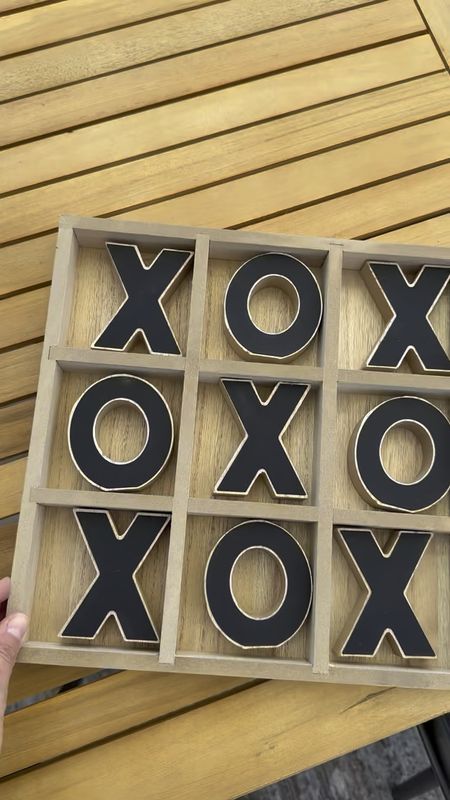 Fun outdoor tic tac toe game for any age! Matches perfect with our outdoor table & chairs! 

#LTKparties #LTKhome #LTKfindsunder50