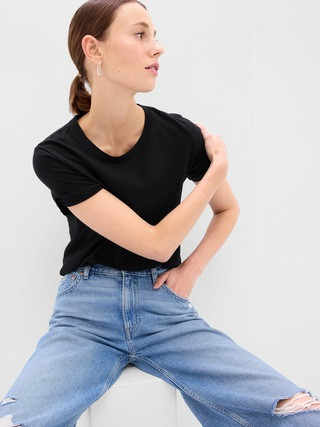 Cotton Vintage Crewneck T-Shirt | Gap (US)