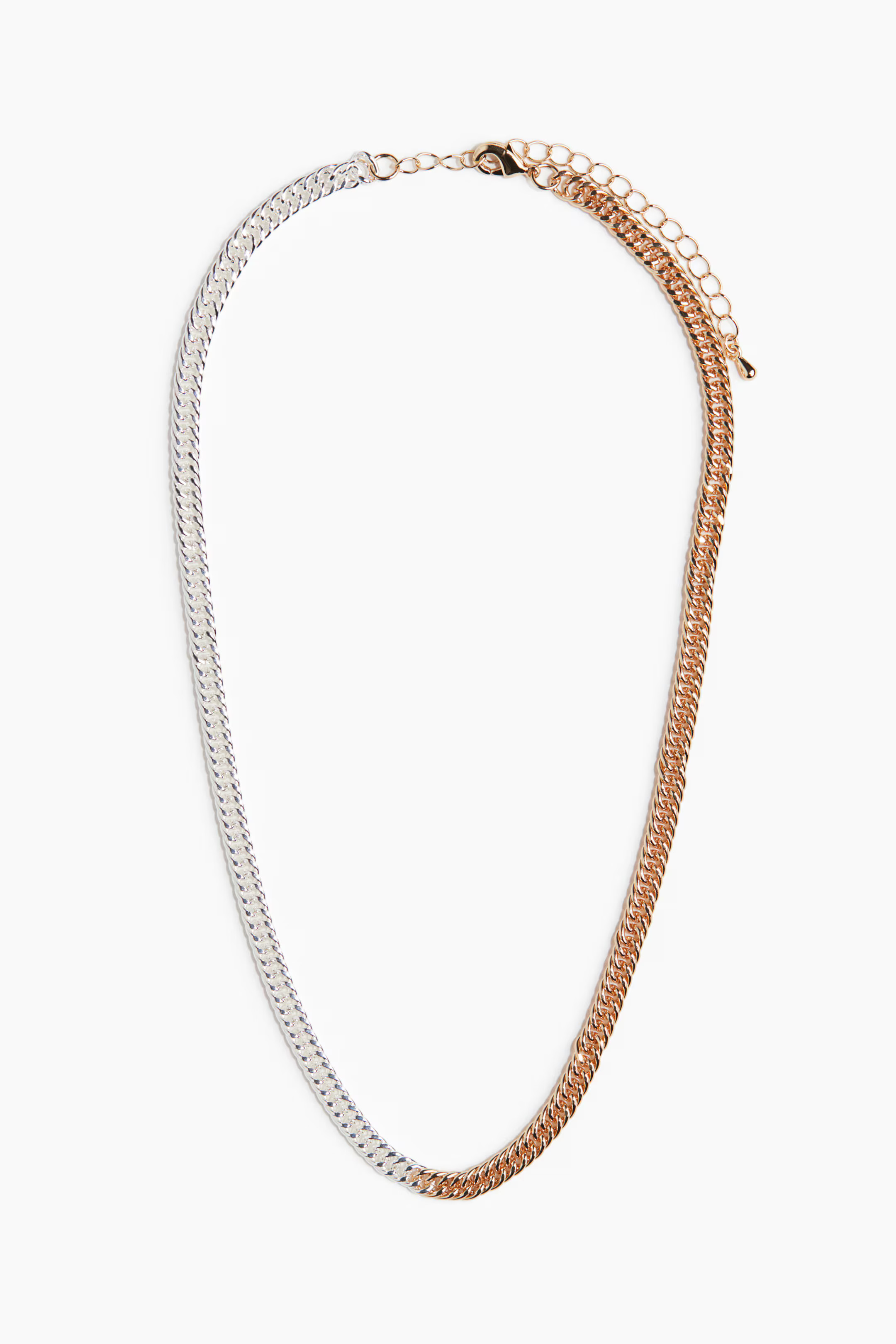 Two-tone chain necklace | H&M (UK, MY, IN, SG, PH, TW, HK)