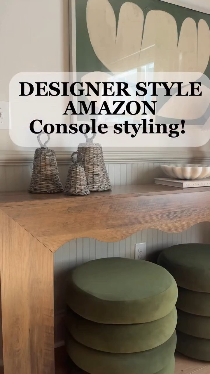 Follow + Comment “YES” for the links to this beautiful console table & styling!! EARLY SALE on the console grab before they sell out!!! The cutest styling and set up for any room!!!😍🥰 love this Amazon console table & decor