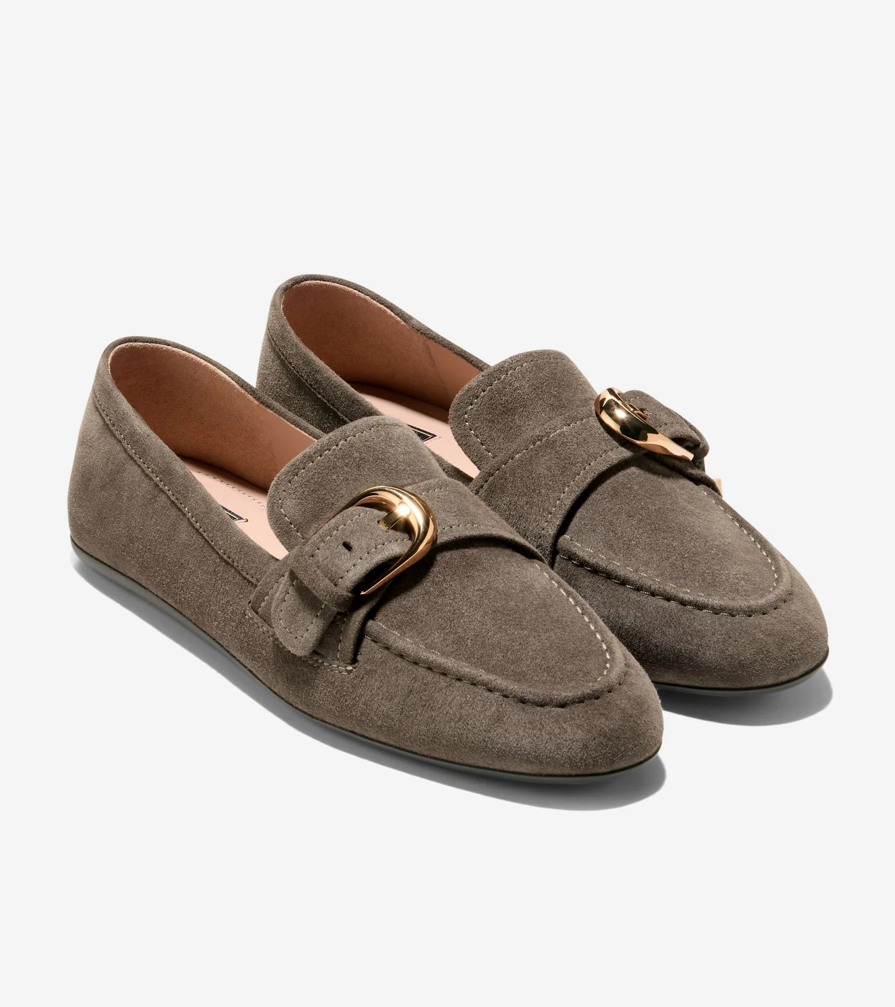 Women's Grand Ambition Alette Buckle Loafers in Green | Cole Haan | Cole Haan (US)