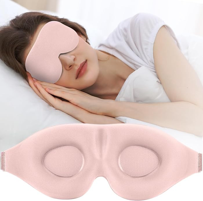 ZGGCD Sleep Mask for Side Sleeper, Light Blocking Sleeping Eye Mask for Women Men, 3D Contoured N... | Amazon (US)
