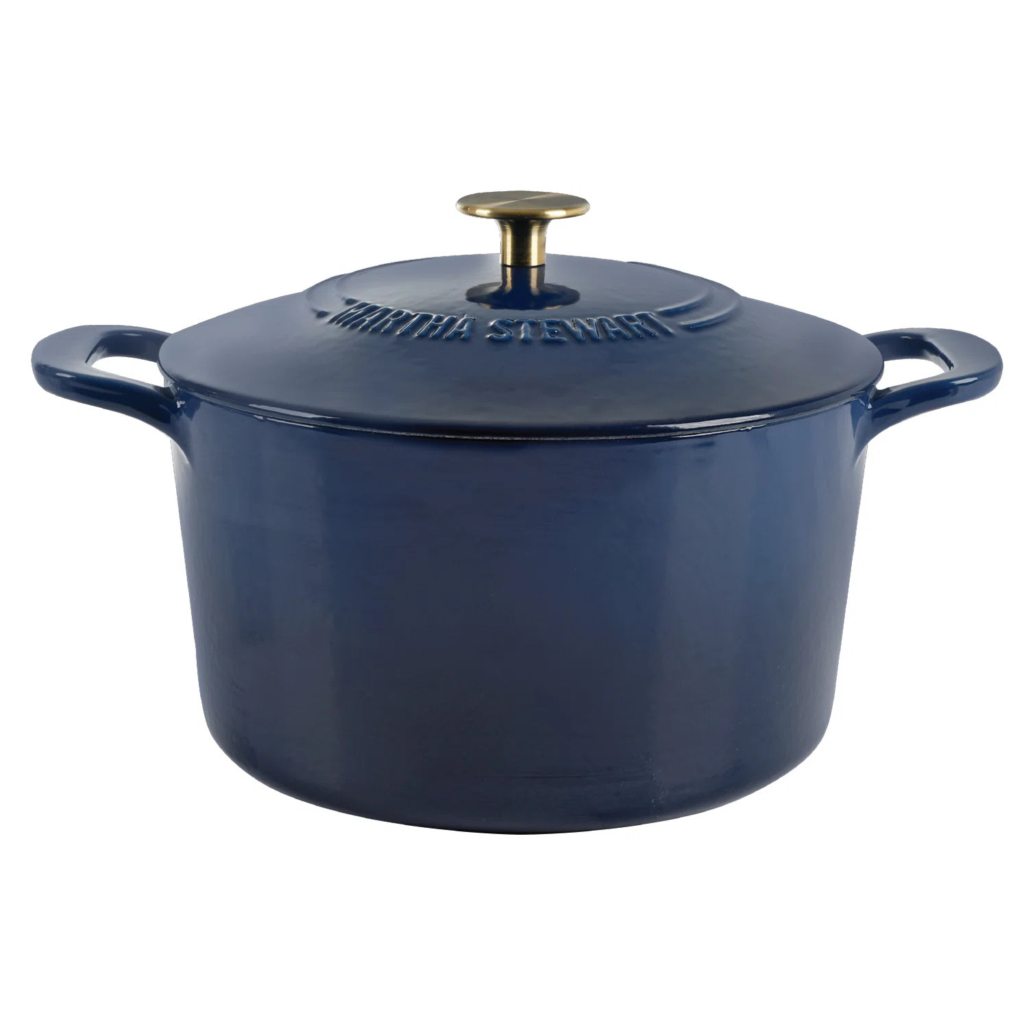 Martha Stewart Gatwick 7 qt. Cast Iron Round Dutch Oven with Lid & Reviews | Wayfair | Wayfair North America