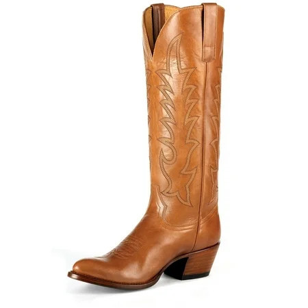 Macie Bean Women s Elle On Wheels Western Boot Round Toe Tan 7 1/2 M US | Walmart (US)
