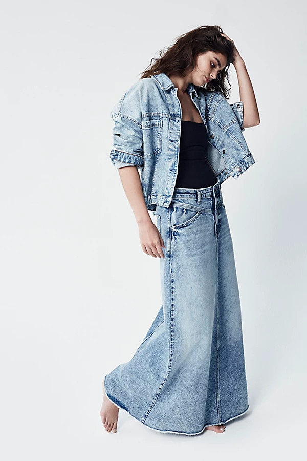 We The Free Come As You Are Denim Maxi Skirt | Free People (Global - UK&FR Excluded)