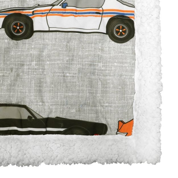 Race Car Sherpa Throw Blanket - Lush Décor | Target