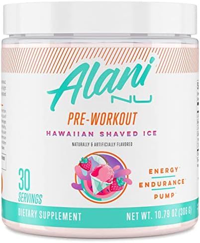 Alani Nu Pre Workout Supplement Powder for Energy, Endurance & Pump, Sugar Free, 200mg Caffeine, ... | Amazon (US)