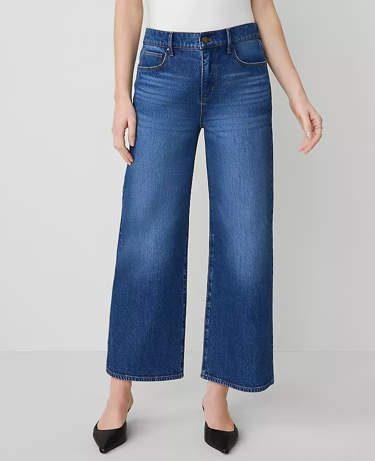 The Wide-Leg Crop Jean | Ann Taylor