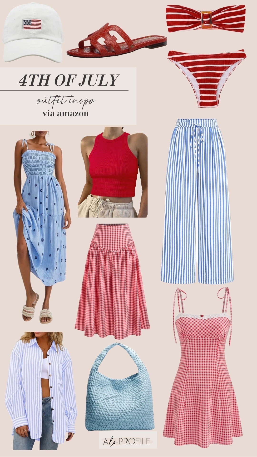 Americana Outfit Inspo via Amazon 💙♥️4th of July, 4th of July outfits, outfits for the 4th, Independence Day, Americana outfit, summer fashion, summer outfits, 4th of July outfit Inspo