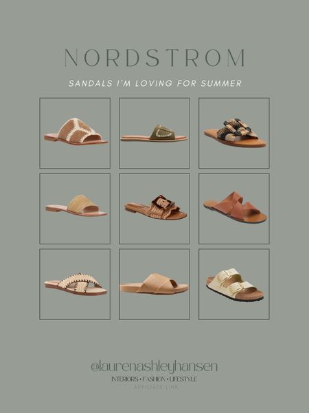Nordstrom sandals for summer! I have a few of these and absolutely love the neutral tones, beautiful stitching and comfort is great too! Nordstrom sale will be here in just a few weeks too! 

#LTKStyleTip #LTKShoeCrush