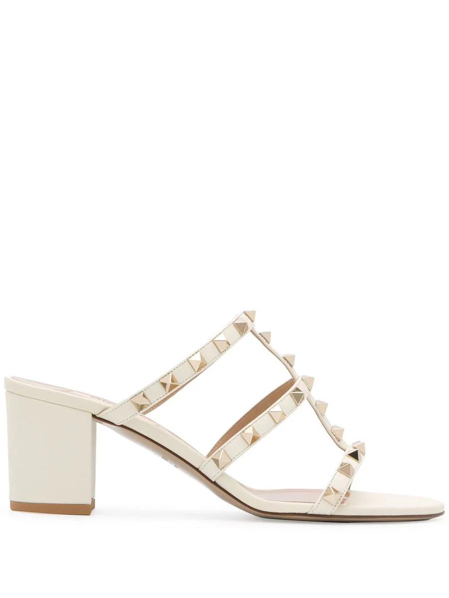 Valentino Garavani Rockstud Leather Mules | Baltini