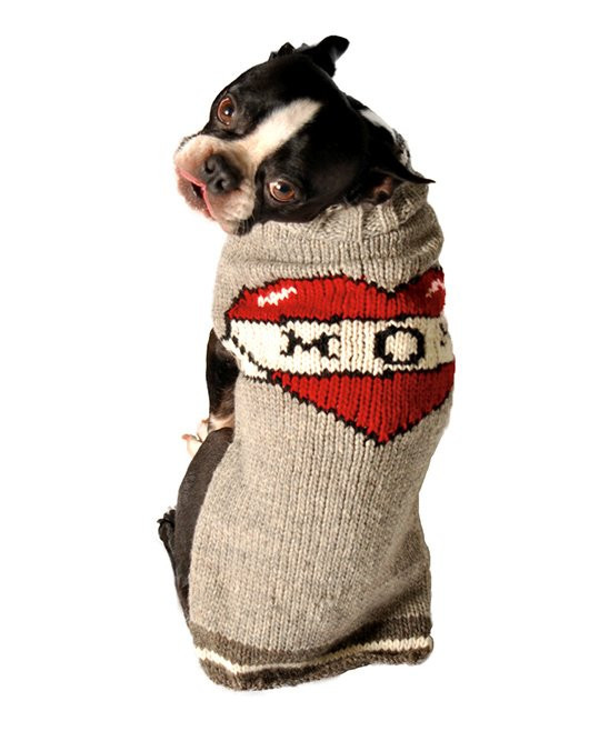 Chilly Dog Pet Sweaters - Tattooed 'Mom' Dog Sweater | Zulily