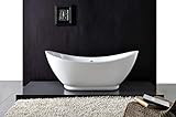 Fine Fixtures Hudson Freestanding Bathtub White With Drain Included | Amazon (US)