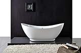 Fine Fixtures Hudson Freestanding Bathtub White With Drain Included | Amazon (US)