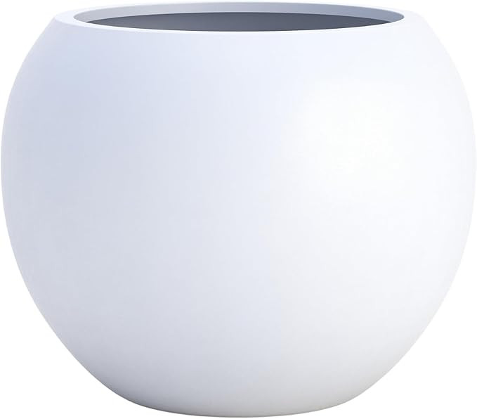 DTY Signature Mount Sherman Lightweight Durable Modern Fiberstone Sphere Planter for Indoor & Out... | Amazon (US)