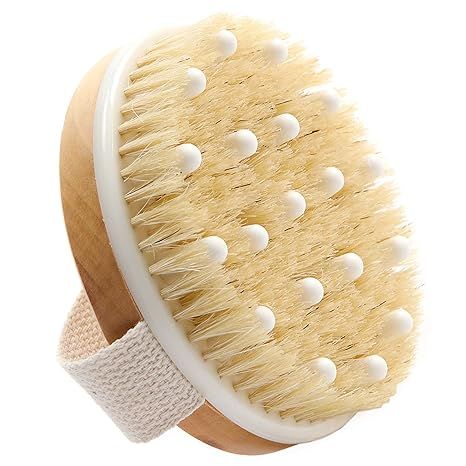 Dry Body Brush (1 Pack) - Reduce Cellulite, Dry Brush for Cellulite and Lymphatic Drainage, Exfol... | Amazon (US)