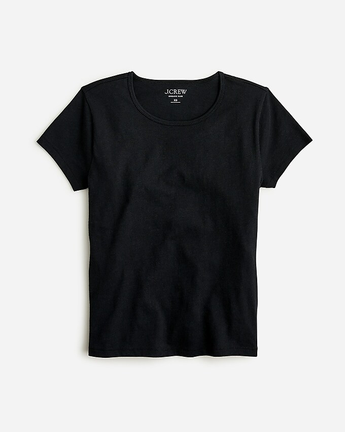 Slim-fit crewneck T-shirt in organic slub cotton | J. Crew US