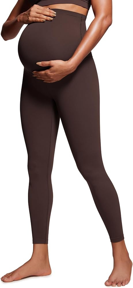 CRZ YOGA Womens Butterluxe Maternity Leggings Over The Belly 25" - Buttery Soft Workout Activewea... | Amazon (US)