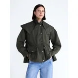 Free Assembly Women's and Women's Plus Cinched Utility Jacket with Hood, Sizes XS-4X | Walmart (US)