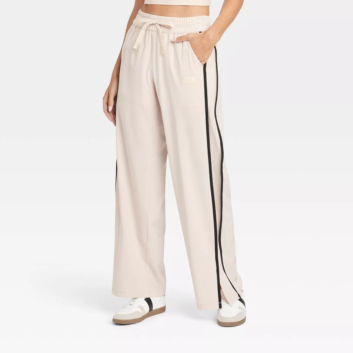 Women's Mid-Rise Piped Track Pants - JoyLab™ | Target