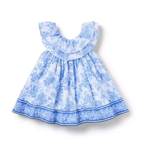 Baby Floral Border Dress | Janie and Jack
