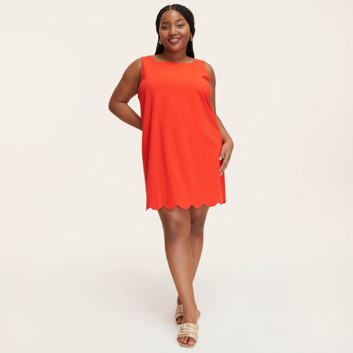 Women's Scalloped Mini Shift Dress -  kate spade new york x Target Red | Target
