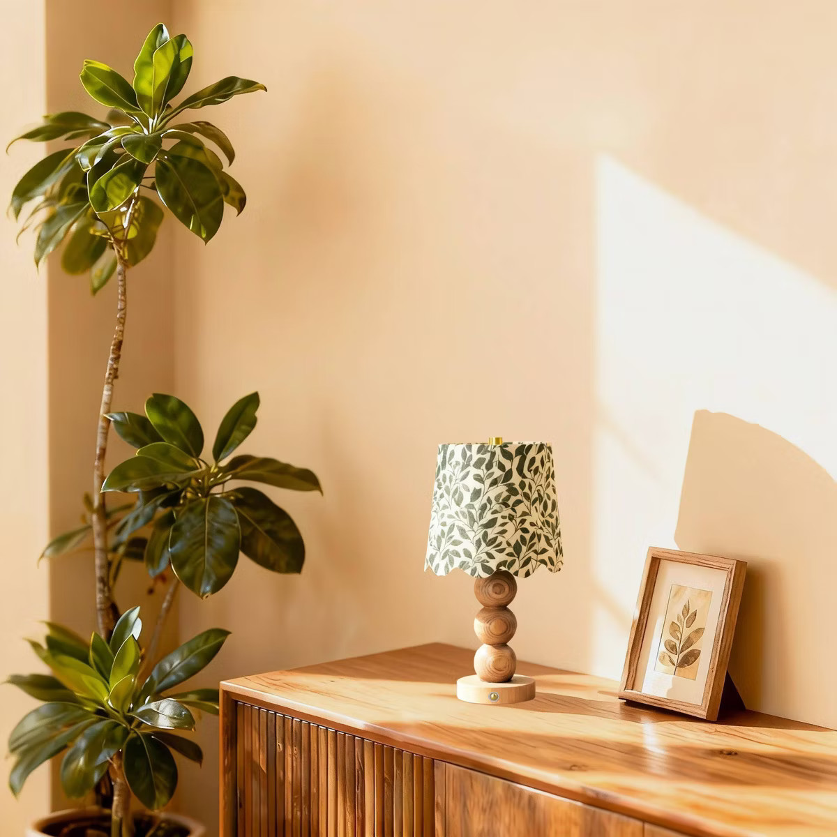 Armoire Cottage Collection Resin Ball  Portable Cordless Table Lamp (Includes LED Light Bulb) wit... | Target