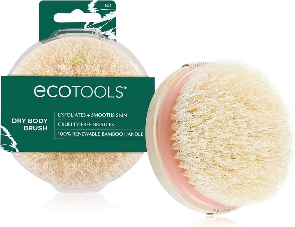 EcoTools Dry Body Brush, Cruelty-Free Bristles Exfoliate & Smooth Skin, Dry Brushing Removes Flak... | Amazon (US)