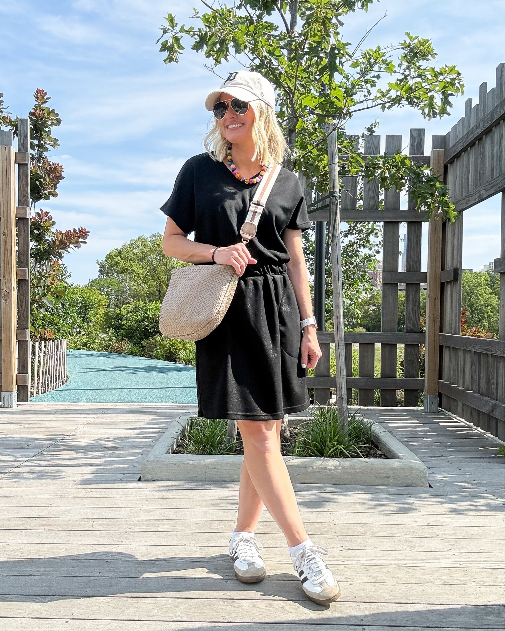 Spent the day site seeing in downtown Detroit yesterday! This comfortable Amazon dress was perfect for the day!

#LTKootd #LTKPetite #LTKOver40