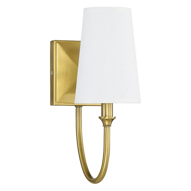 Elegant Cameron Wall Sconce in Warm Brass | Walmart (US)