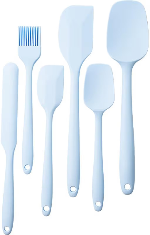 6 Pieces Silicone Spatula Set, Food Grade Rubber Spatula with Ergonomic Grip, Rubber Spatulas Sil... | Amazon (US)