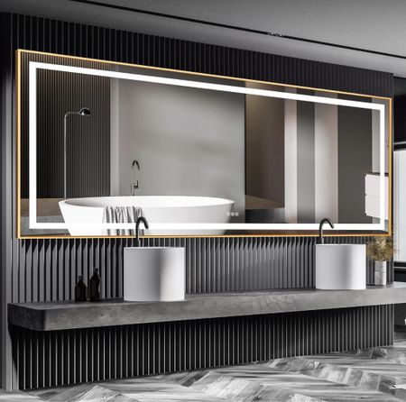 Stunning Framed LED Bathroom Mirror - Tap Below To Shop | Follow for more! 🫶

#LTKHome #LTKStyleTip