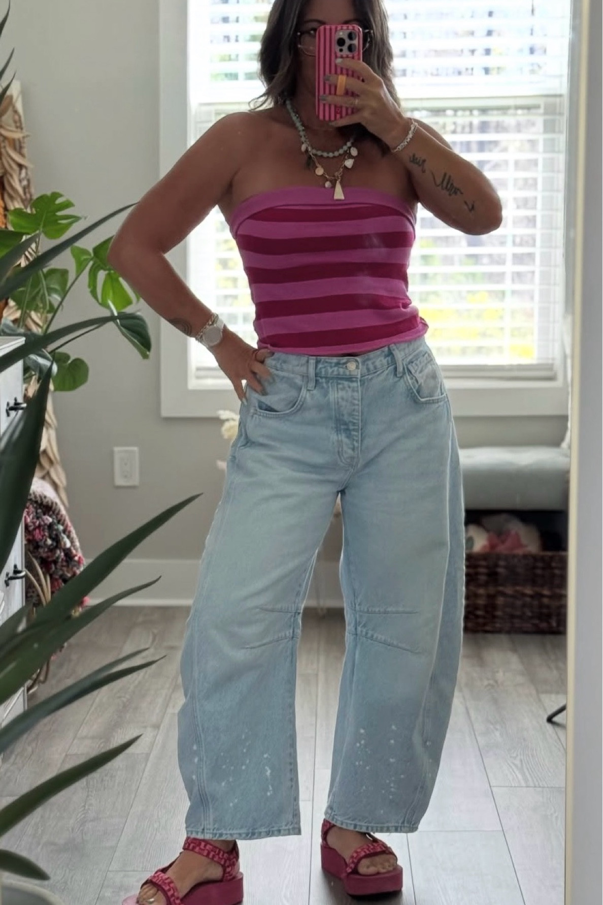 small tube (from set) 
27 jeans 

#LTKgrwm #LTKootd #LTKOver40