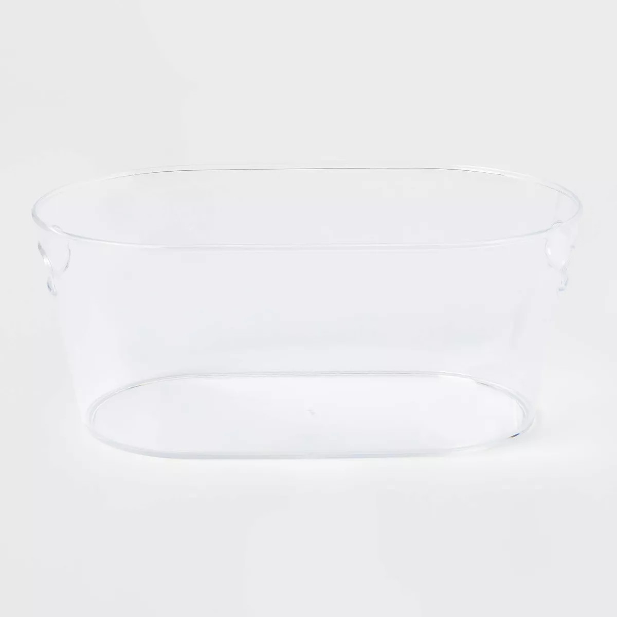 4gal Plastic Beverage Tub - Room Essentials™: Clear Drink Bucket, Ice Bucket, BPA-Free, Dishwas... | Target